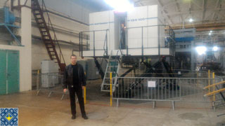 USA Pilot with 13000 flight hours on Airbus A319, A320 and A321 in front of Antonov Full Flight Simulator AN-124 Ruslan
