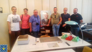 Antonov Plant Tour | Aviation Enthusiasts in Memorial Cabinet of Oleg Antonov