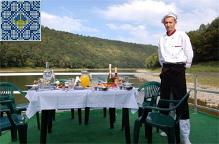 Ukraine Tour | Cruise on Dniester River | Restaurant