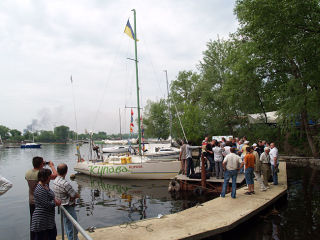 Circumnavigation of Ukrainian sail boat Kupava 4
