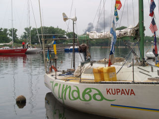 Circumnavigation of Ukrainian sail boat Kupava 5