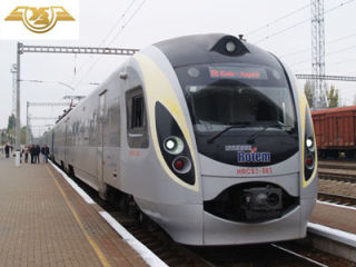 New high-speed trains Intercity + Hyundai Rotem and Škoda connected Dnipropetrovsk, Donetsk, Kharkiv with Simferopol, Crimea