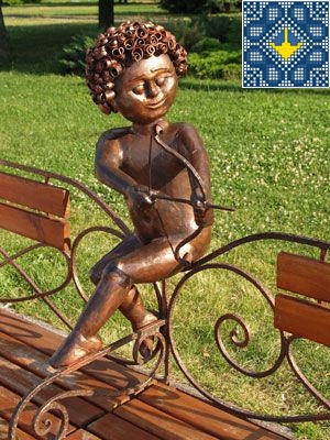 Ukraine Dnipropetrovsk Sights - Family Bench