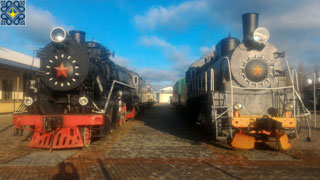 Kharkiv Railway Museum | Steam Locomotives Er774-40 and FD-20