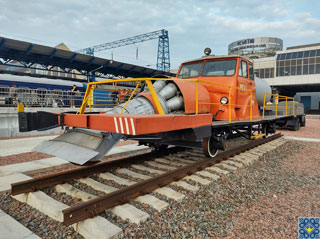 Kyiv Railway Transport Museum | Snow Blower with MiG-17 Jet Engine