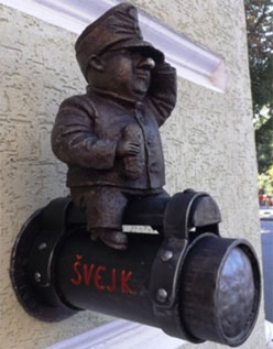 Monument to Good Soldier Schweik | New mini sculpture in Odessa