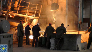Nikopol Trubostal Tube Plant Industrial Tour | Steelmakers pouring liquid metal