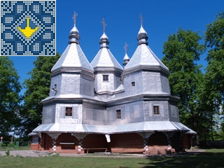 Nyzhniy Verbizh Sights | Wooden church of Nativity of Blessed Virgin Mary (1788) | UNESCO World Heritage