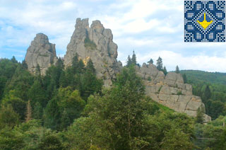 Urych Sights | Tustan Fortress | Kievan Rus Rock Fortress