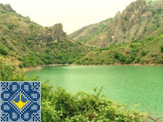 Ukraine Zelenogorye Sights - Emerald (Green) Mountain Lake